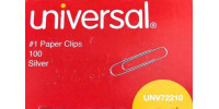 #1 100 Paper Clips Size 1 1/4"